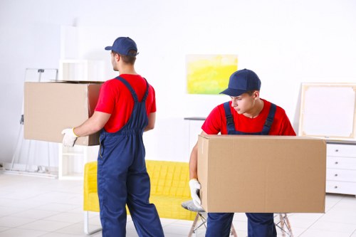 Removal team planning a house move in Knightsbridge with careful access considerations