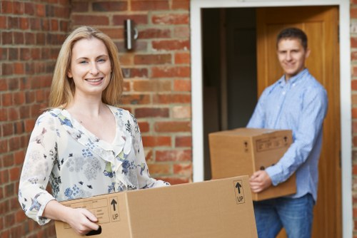 Removal team preparing a move in Knightsbridge with careful planning