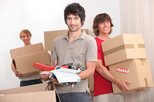 Careful loading of household furniture for a Knightsbridge relocation