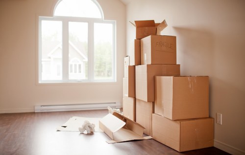 Careful handling of household belongings during a Knightsbridge home removal