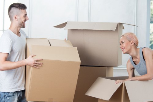 Furniture handling in a Knightsbridge apartment move