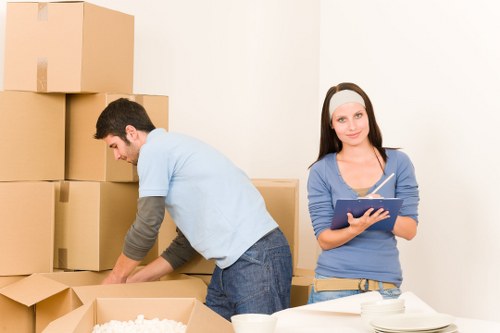 Local moving team navigating Knightsbridge access and parking challenges