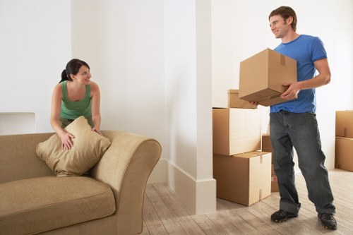 Fragile item packing for a Knightsbridge property move
